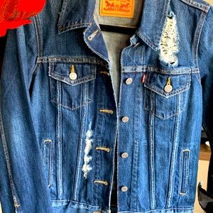 Levi’s distressed jean jacket